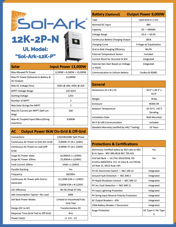 Sol-Ark 12K