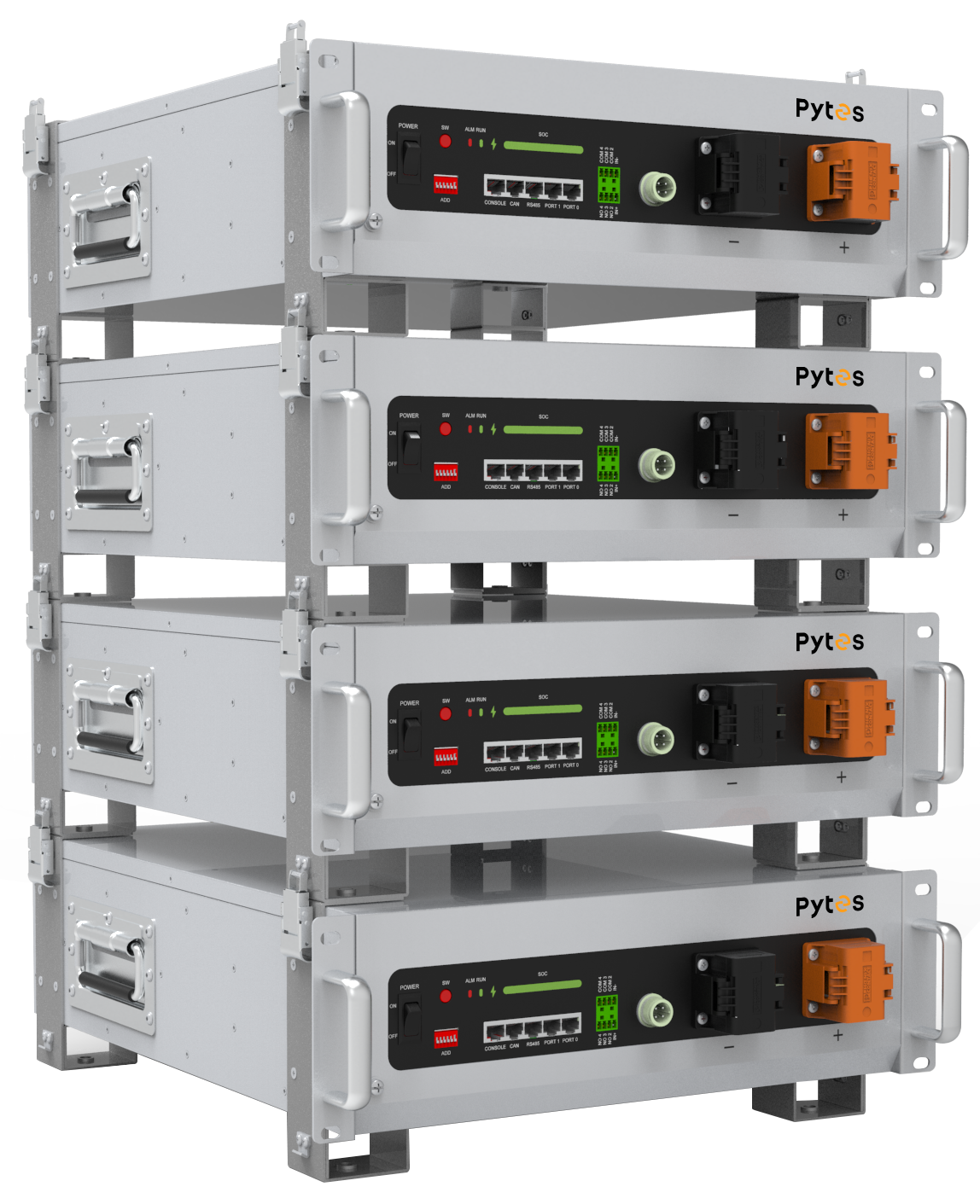 V5 Bracket for 1-Unit, with Up to 6-Unit Stack – Forever Solar